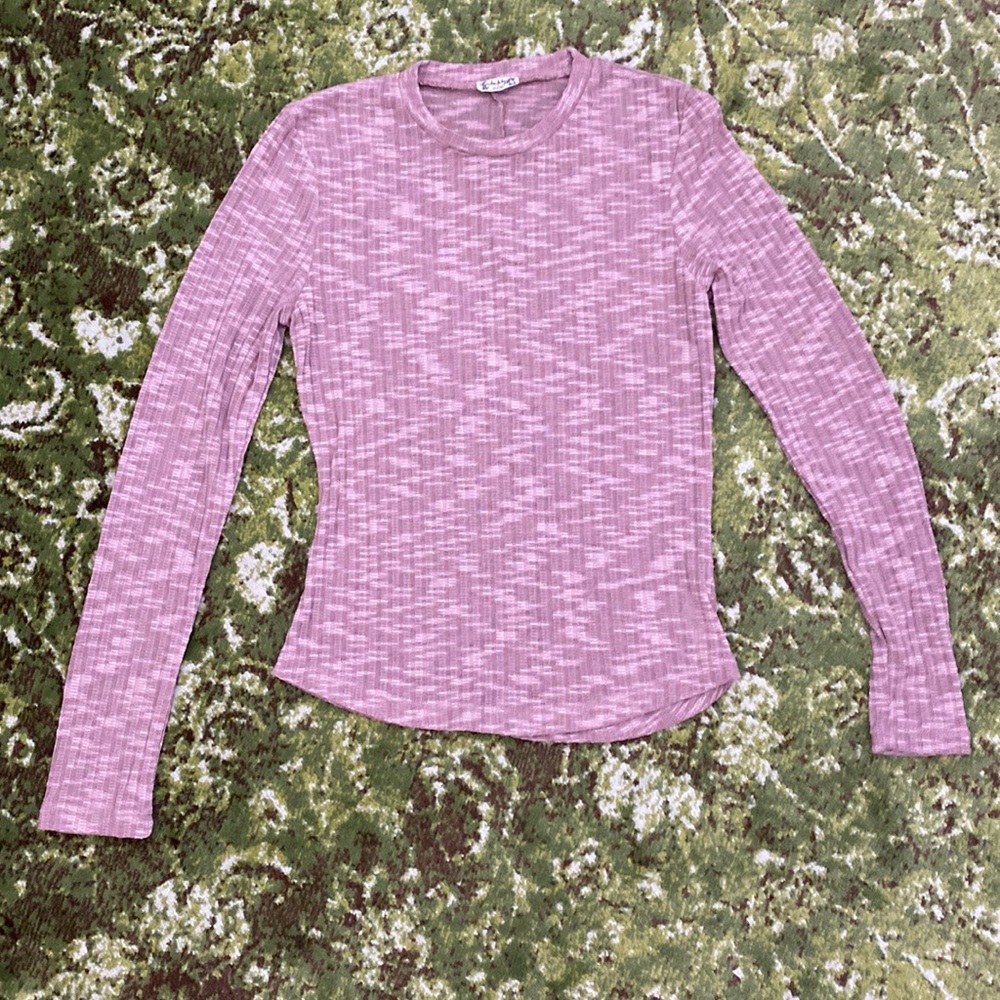 Free People Intimately Ribbed Long Sleeve T